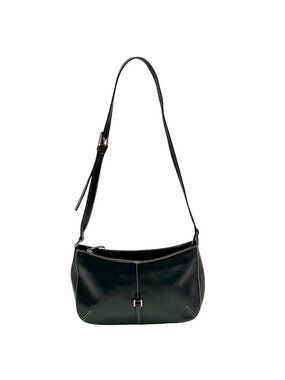 Etienne Aigner Black Leather Shoulder Bag
